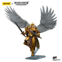 Action Figure -Blood Angels Sanguinius, Primarch of the IXth Legion on display stand 1 18 - JOTYOY Warhammer The Horus Heresy in white background Action Figure Blood Angels Sanguinius, Primarch Of The Ixth Legion On Display Stand 1 18 Jotyoy Warhammer The Horus Heresy In White Background