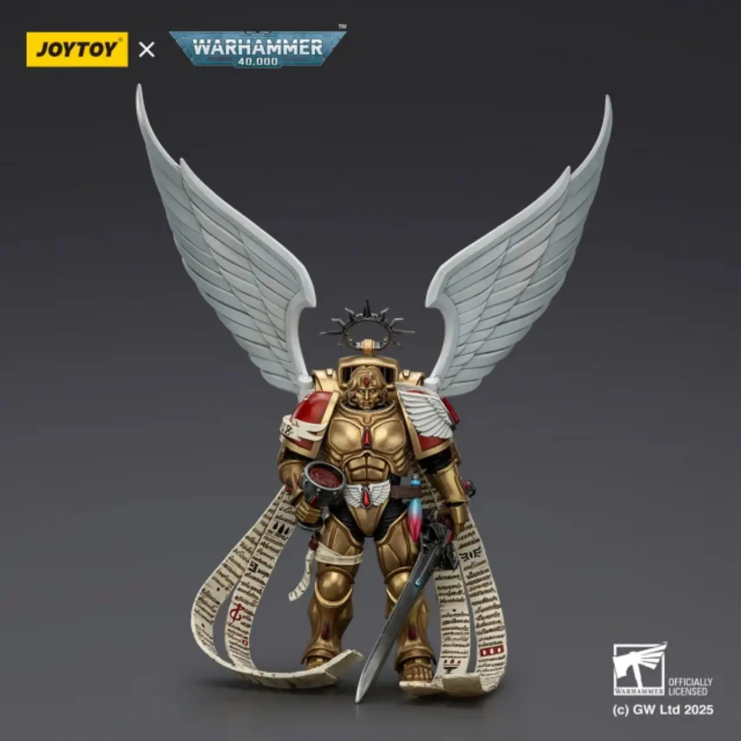 Action Figure - Blood Angels The Sanguinor with Encarmine Broadsword 1 18 - JOYTOY Warhammer 40K Action Figure Blood Angels The Sanguinor With Encarmine Broadsword 1 18 Joytoy Warhammer 40k