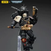 Action Figure Blood Angels On Display Stand Lemartes With Jump Pack, Blood Crozius And Absolver Bolt Pistol 1 18 Joytoy Warhammer 40k Rectangle Image 1