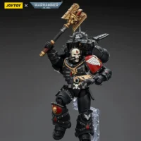 Action Figure Blood Angels On Display Stand Lemartes With Jump Pack, Blood Crozius And Absolver Bolt Pistol 1 18 Joytoy Warhammer 40k Rectangle Image 2