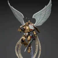 Action Figure - Blood Angels on display stand The Sanguinor with Encarmine Broadsword 1 18 - JOYTOY Warhammer 40K rectangle image 3 Action Figure Blood Angels On Display Stand The Sanguinor With Encarmine Broadsword 1 18 Joytoy Warhammer 40k Rectangle Image 3