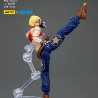 Action Figure - Blue Mary KOF _98 UM 97 Special Team Team SNK 1 18 - JOYTOY The King of Fighters on the display stand 2 rectangle image Action Figure - Blue Mary KOF '98 UM 97 Special Team SNK 1/18 - JOYTOY The King of Fighters