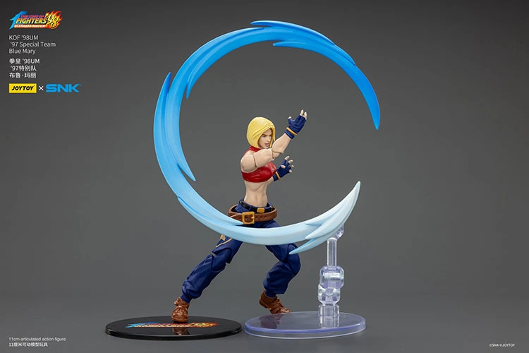 Action Figure - Blue Mary figthing 2 KOF _98 UM 97 Special Team Team SNK 1 18 - JOYTOY The King of Fighters rectangle image Action Figure - Blue Mary KOF '98 UM 97 Special Team SNK 1/18 - JOYTOY The King of Fighters