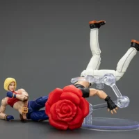 Action Figure - Blue Mary kicking a man 2 KOF _98 UM 97 Special Team Team SNK 1 18 - JOYTOY The King of Fighters rectangle image Action Figure - Blue Mary KOF '98 UM 97 Special Team SNK 1/18 - JOYTOY The King of Fighters