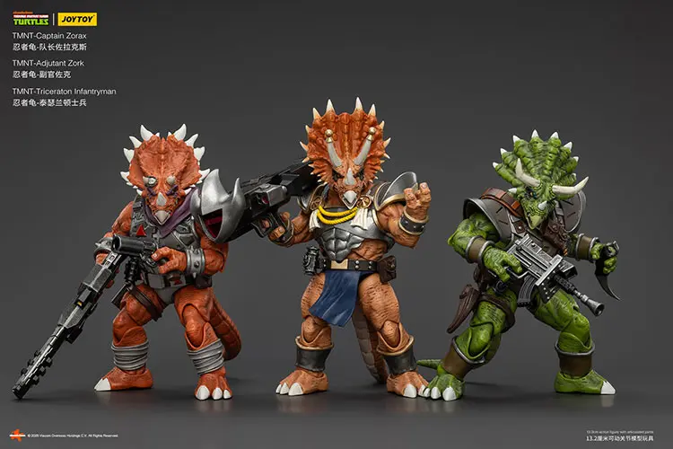Action Figure - Captain Zorax, Adjutant Zork & Infantryman Nickelodeon TMNT Nickelodeon 1 18 - JOYTOY Teenage Mutant Ninja Turtles rectangle image 2 Action Figure Captain Zorax, Adjutant Zork & Infantryman Nickelodeon Tmnt Nickelodeon 1 18 Joytoy Teenage Mutant Ninja Turtles Rectangle Image 2