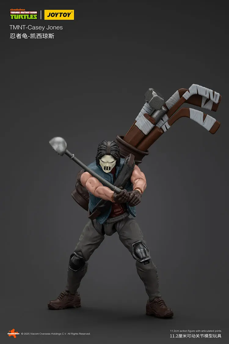Action Figure Casey Jones Tmnt Nickelodeon 1 18 Joytoy Teenage Mutant Ninja Turtles Rectangle Image 5