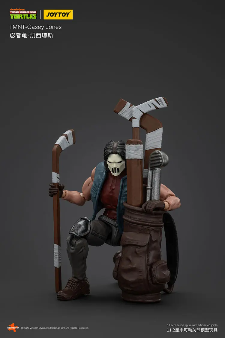 Action Figure Casey Jones Tmnt Nickelodeon 1 18 Joytoy Teenage Mutant Ninja Turtles Rectangle Image 7