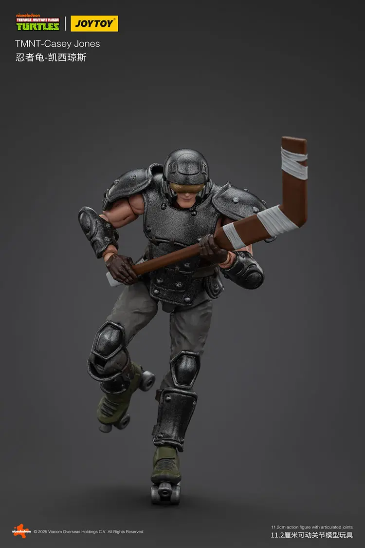 Action Figure Casey Jones Tmnt Nickelodeon 1 18 Joytoy Teenage Mutant Ninja Turtles Rectangle Image 8 (1)