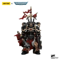 Action Figure Chaos Space Marines Black Legion Chosen Champion With Bolter And Power Maul 1 18 Joytoy Warhammer 40k In White Background 1