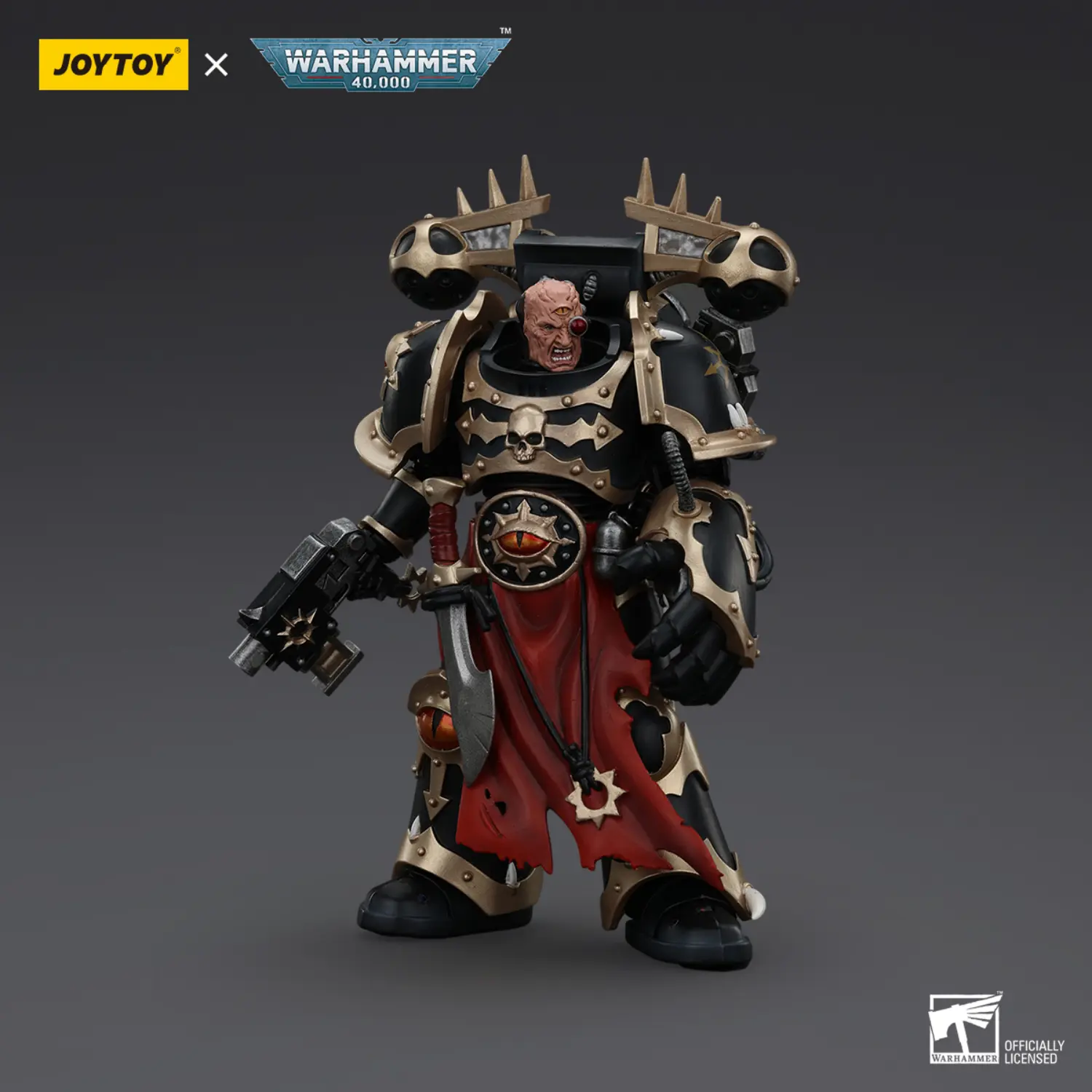 Action Figure - Chaos Space Marines Black Legion Chosen with Bolt Pistol and Power Fist 1 18 - JOYTOY Warhammer 40K 3 Action Figure Chaos Space Marines Black Legion Chosen With Bolt Pistol And Power Fist 1 18 Joytoy Warhammer 40k 3