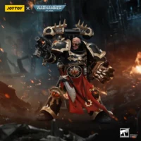 Action Figure - Chaos Space Marines Black Legion Chosen with Bolt Pistol and Power Fist 1 18 - JOYTOY Warhammer 40K in dark red battlefields background Action Figure Chaos Space Marines Black Legion Chosen With Bolt Pistol And Power Fist 1 18 Joytoy Warhammer 40k In Dark Red Battlefields Background