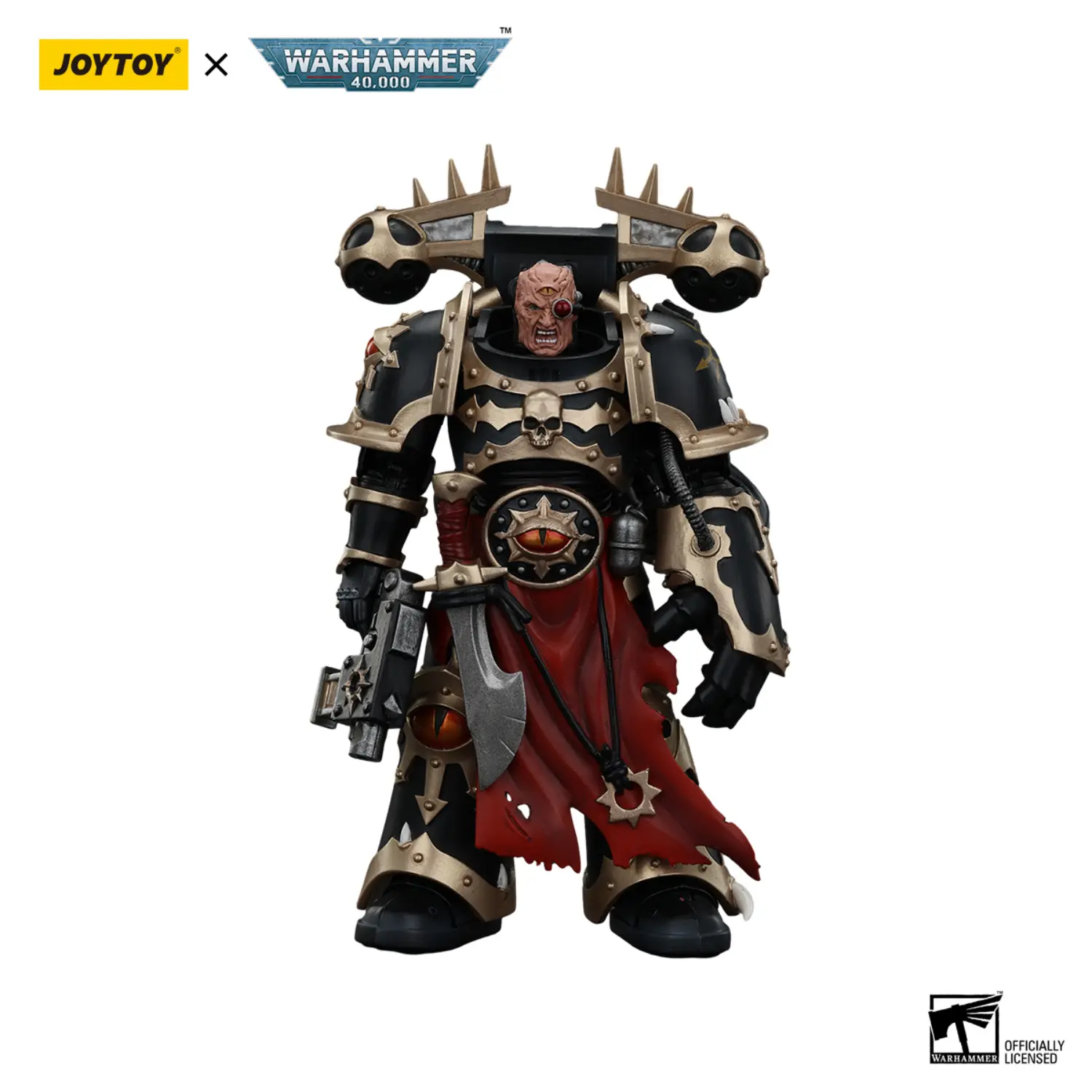 Action Figure - Chaos Space Marines Black Legion Chosen with Bolt Pistol and Power Fist 1 18 - JOYTOY Warhammer 40K in white background 1 Action Figure Chaos Space Marines Black Legion Chosen With Bolt Pistol And Power Fist 1 18 Joytoy Warhammer 40k In White Background 1