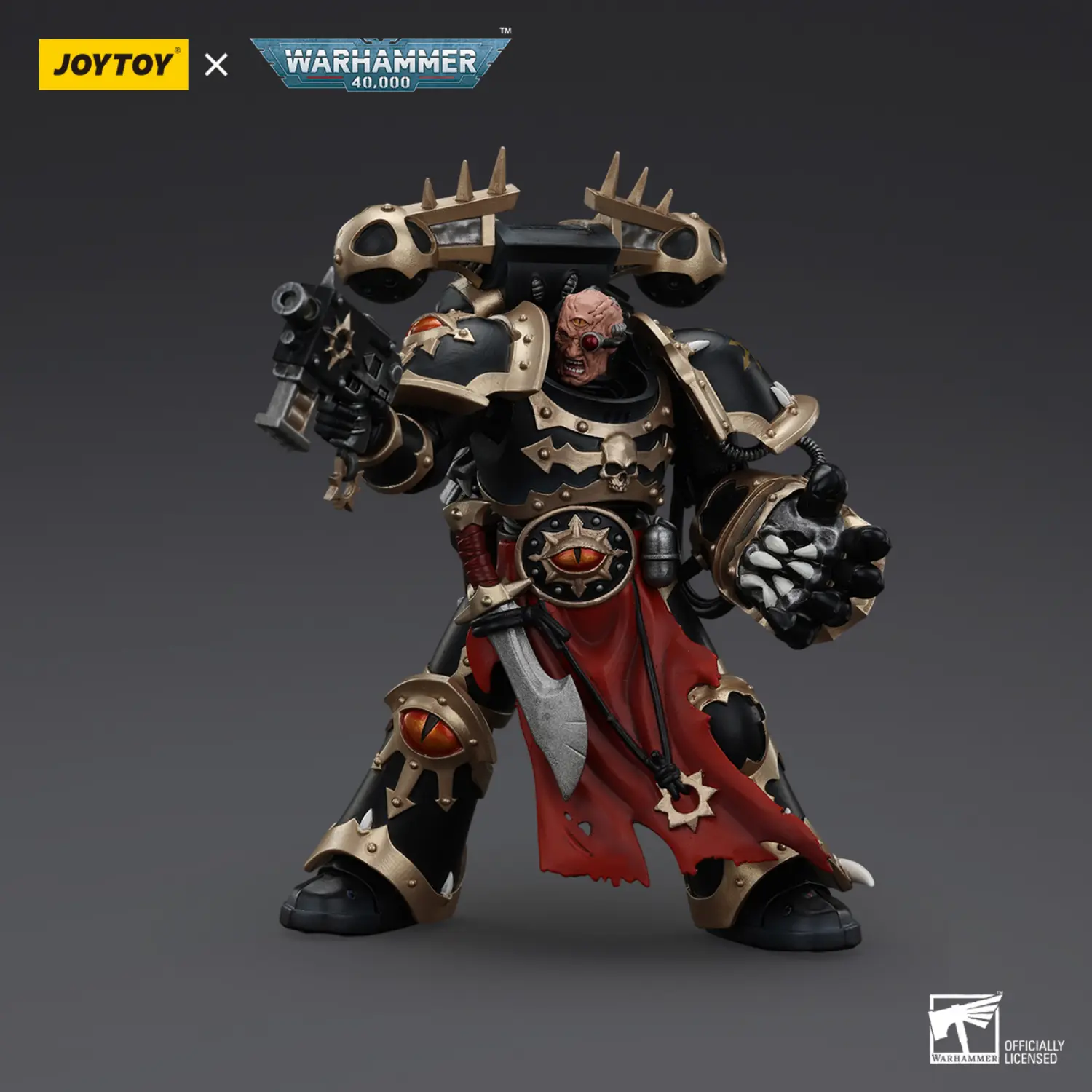 Action Figure - Chaos Space Marines Black Legion Chosen with Bolt Pistol and Power Fist 1 18 - JOYTOY Warhammer 40K Action Figure Chaos Space Marines Black Legion Chosen With Bolt Pistol And Power Fist 1 18 Joytoy Warhammer 40k