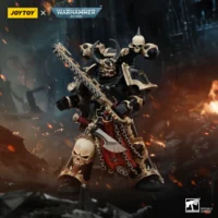 Action Figure - Chaos Space Marines Black Legion Chosen with Combi-melta and Chainsword 1 18 - JOYTOY Warhammer 40K in dark red battlefields background Action Figure Chaos Space Marines Black Legion Chosen With Combi Melta And Chainsword 1 18 Joytoy Warhammer 40k In Dark Red Battlefields Background