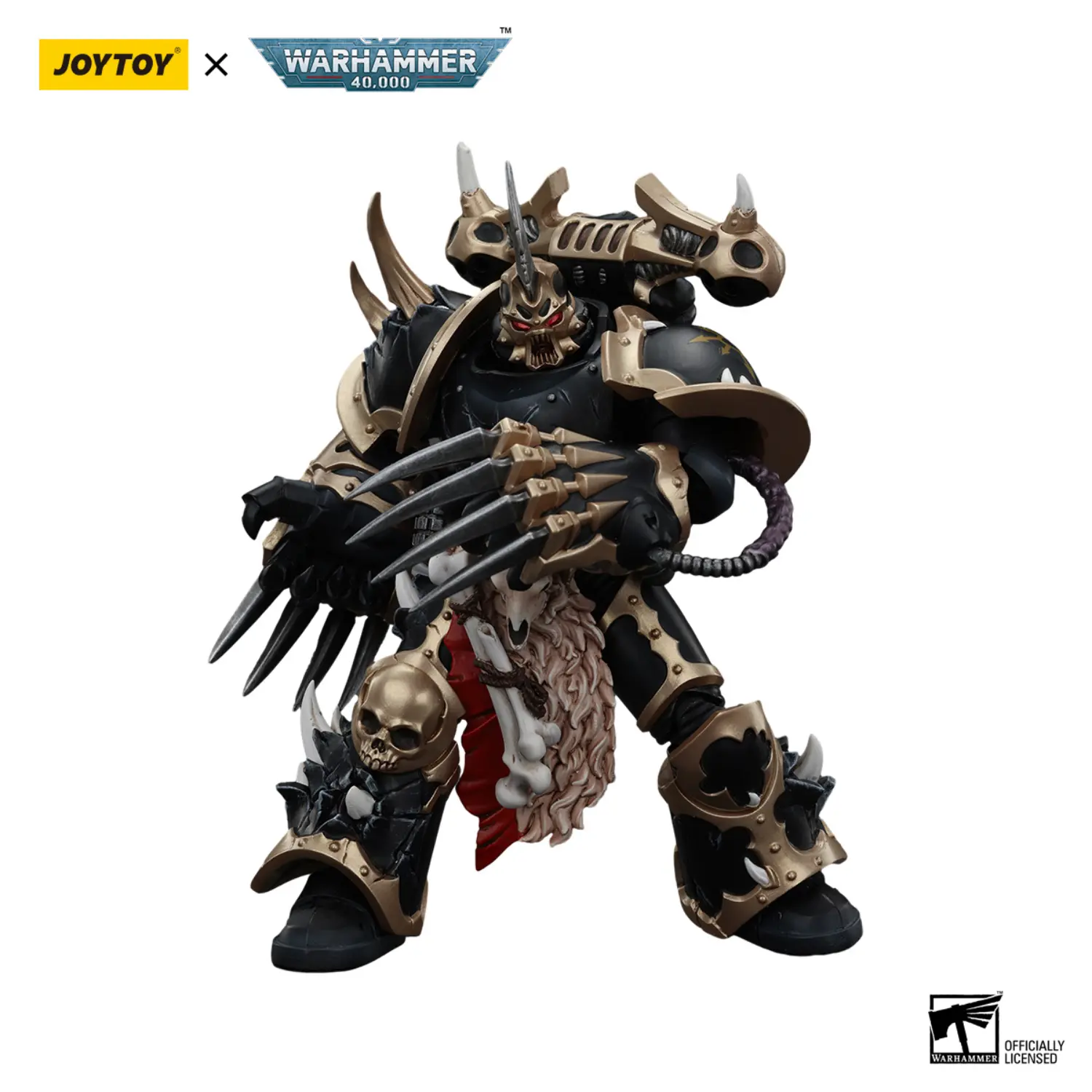 Action Figure - Chaos Space Marines Black Legion Chosen with Lightning Claws 1 18 - JOYTOY Warhammer 40K in white background 4 Action Figure Chaos Space Marines Black Legion Chosen With Lightning Claws 1 18 Joytoy Warhammer 40k In White Background 4