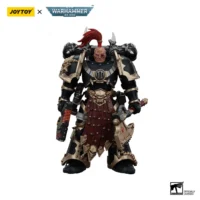 Action Figure Chaos Space Marines Black Legion Chosen With Plasma Pistol And Power Axe 1 18 Joytoy Warhammer 40k In White Bakcground 1
