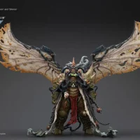 Action Figure Chaos Space Marines Death Guard Mortarion, Daemon Primarch Of Nurgle With Ancient Weapons 'the Lantern' And 'silence' 1 18 Joytoy Warhammer 40k Rectangle Image 66