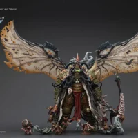 Action Figure Chaos Space Marines Death Guard Mortarion, Daemon Primarch Of Nurgle With Ancient Weapons 'the Lantern' And 'silence' 1 18 Joytoy Warhammer 40k Rectangle Image 7