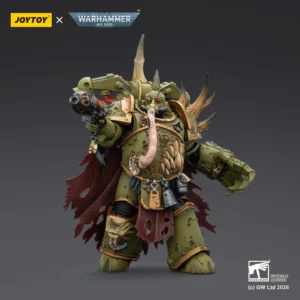 Action Figure Chaos Space Marines Death Guard Plague Marine Champion With Plasma Pistol And Power Fist 1 18 Joytoy Warhammer 40k
