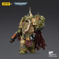 Action Figure Chaos Space Marines Death Guard Plague Marine Champion With Plasma Pistol And Power Fist 1 18 Joytoy Warhammer 40k 4