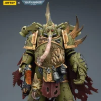 Action Figure Chaos Space Marines Death Guard Plague Marine Champion With Plasma Pistol And Power Fist 1 18 Joytoy Warhammer 40k Rectangle Image 2