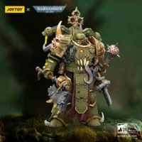 Action Figure - Chaos Space Marines Death Guard Plague Marine (with Bubotic Axe and Plague Weapons) 1 18 - JOYTOY Warhammer 40K in green battlefield background Action Figure Chaos Space Marines Death Guard Plague Marine (with Bubotic Axe And Plague Weapons) 1 18 Joytoy Warhammer 40k In Green Battlefield Background