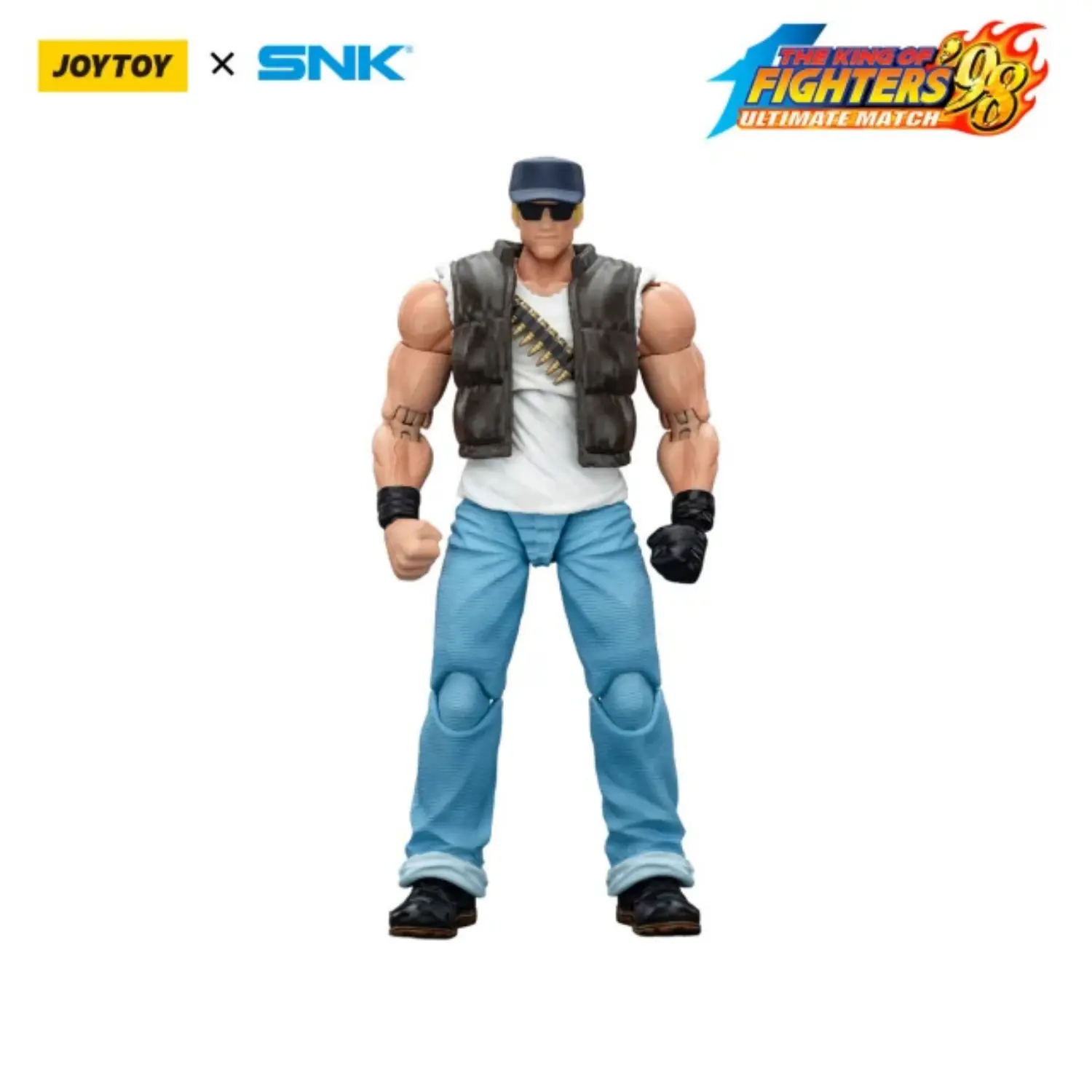 Action Figure - Clark Still KOF '98 UM Ikari Warriors Team SNK 1/18 - JOYTOY The King of Fighters