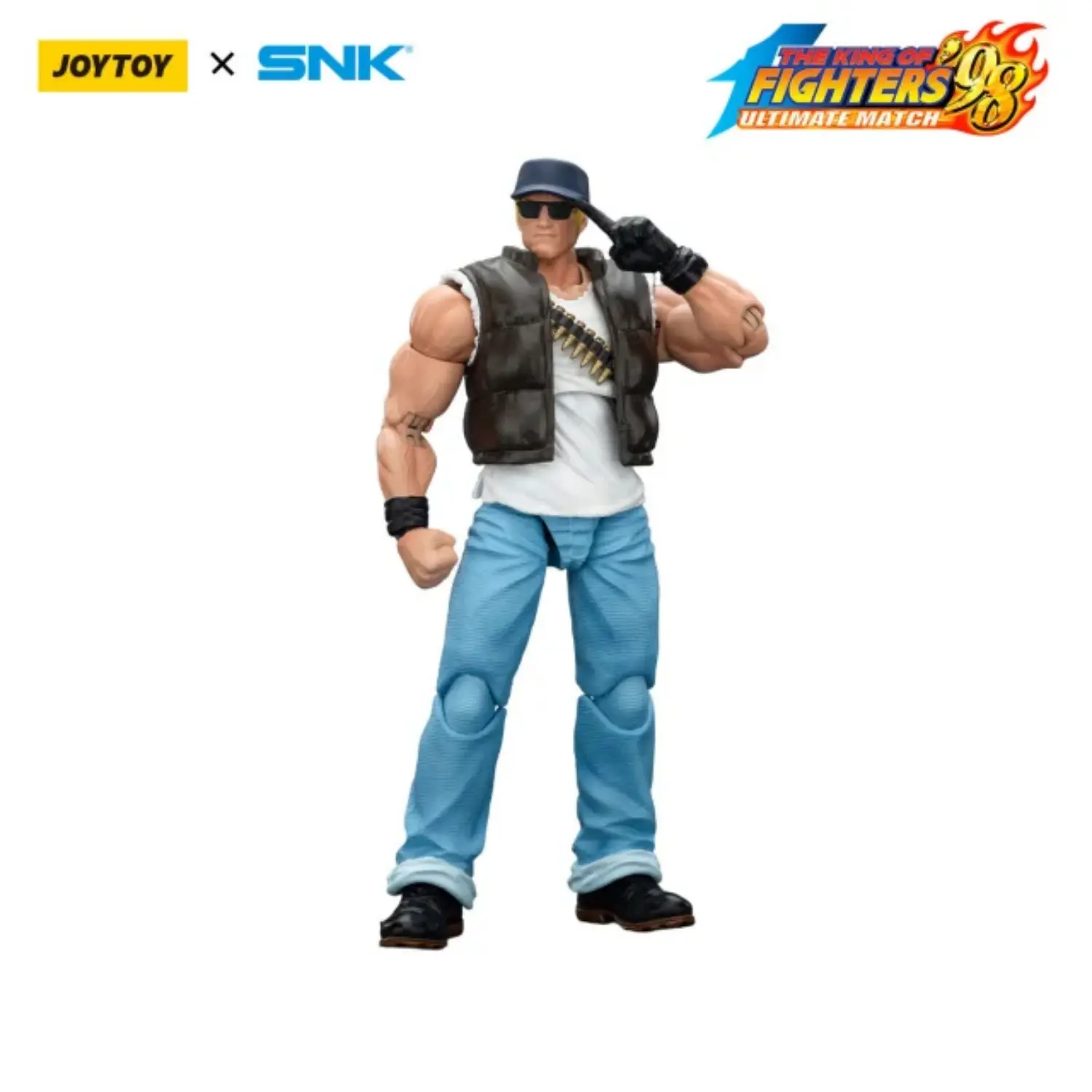 Action Figure - Clark Still KOF '98 UM Ikari Warriors Team SNK 1/18 - JOYTOY The King of Fighters