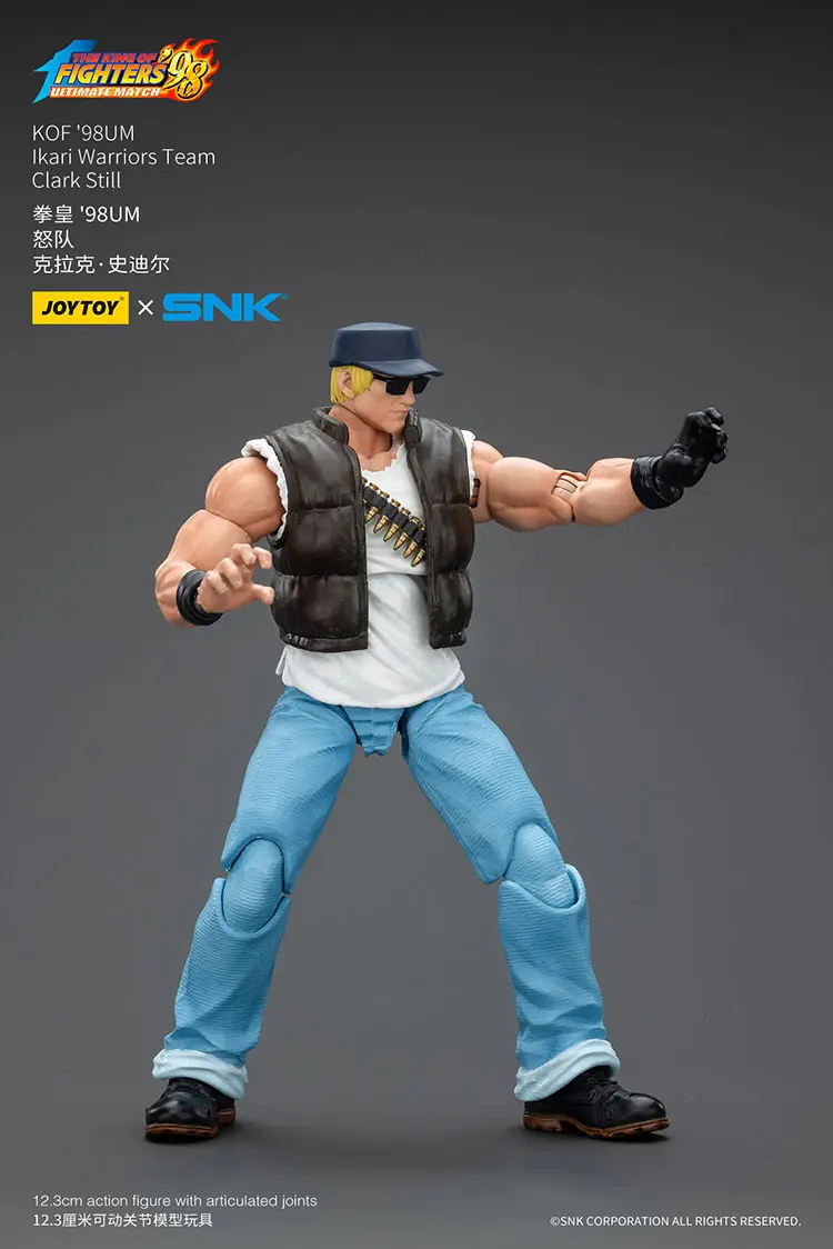 Action Figure - Clark Still KOF '98 UM Ikari Warriors Team SNK 1/18 - JOYTOY The King of Fighters