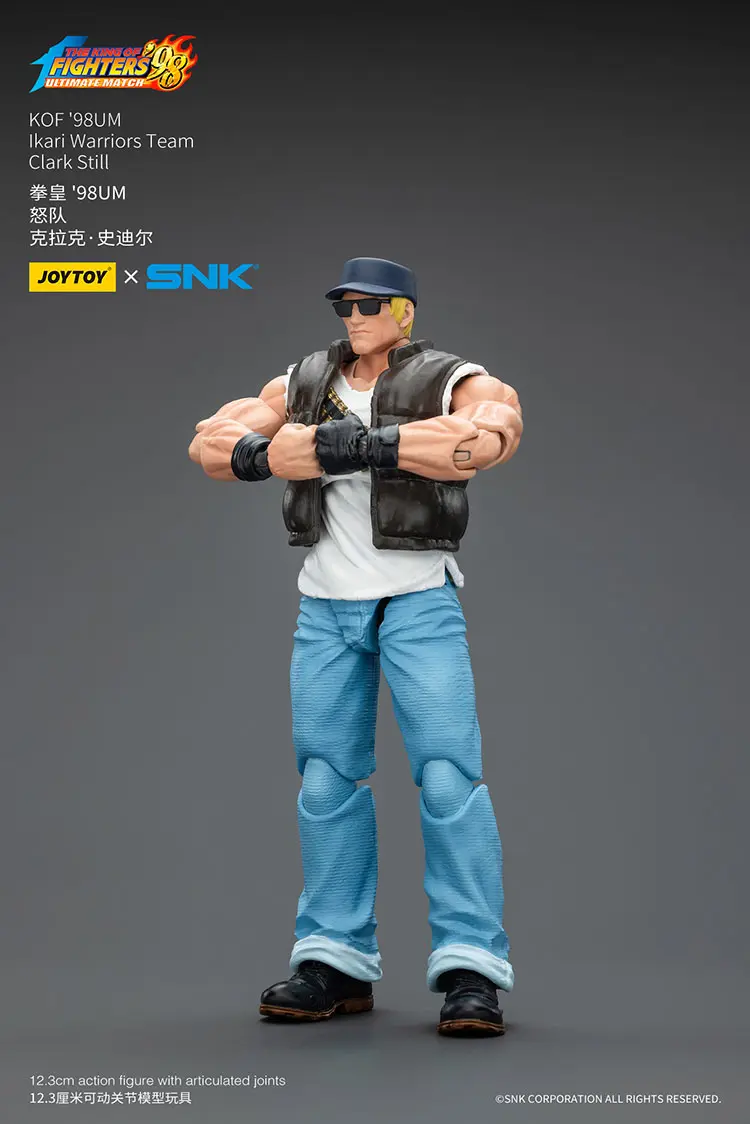 Action Figure - Clark Still KOF '98 UM Ikari Warriors Team SNK 1/18 - JOYTOY The King of Fighters