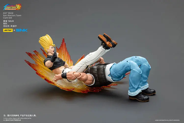 Action Figure - Clark Still KOF '98 UM Ikari Warriors Team SNK 1/18 - JOYTOY The King of Fighters