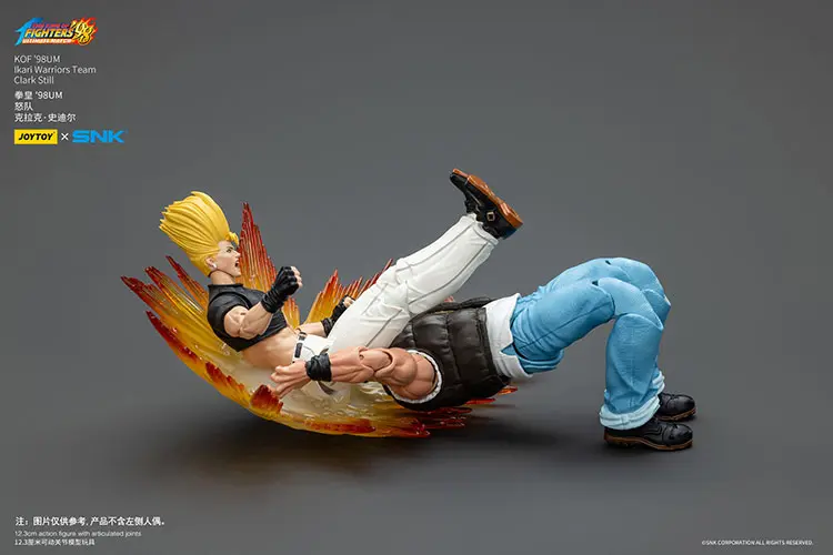 Action Figure - Clark Still KOF '98 UM Ikari Warriors Team SNK 1/18 - JOYTOY The King of Fighters