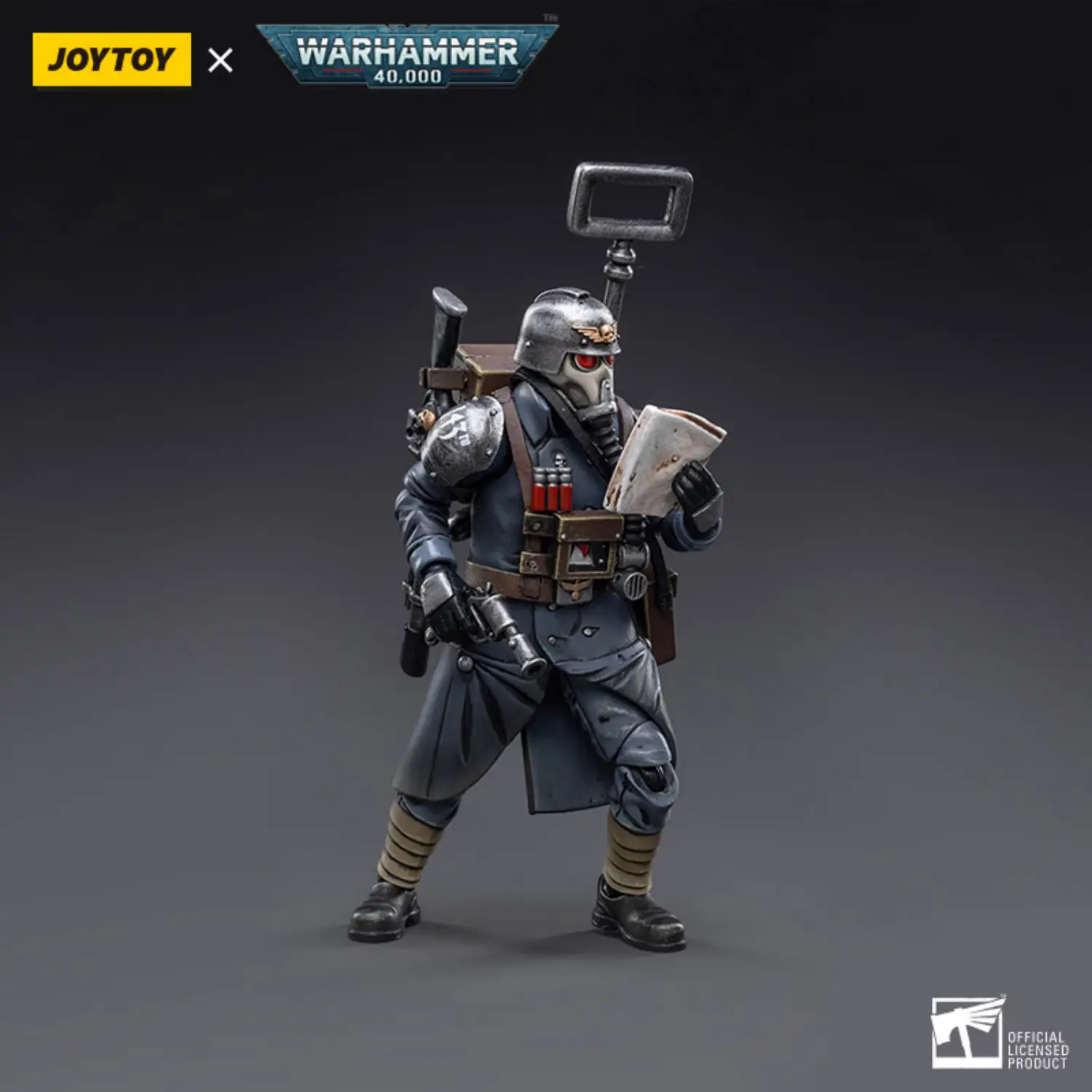 Action Figure Communications Specialist Astra Militarum Death Korps Of Krieg Veteran Squad Guardsman 1 18 Joytoy Warhammer 40k