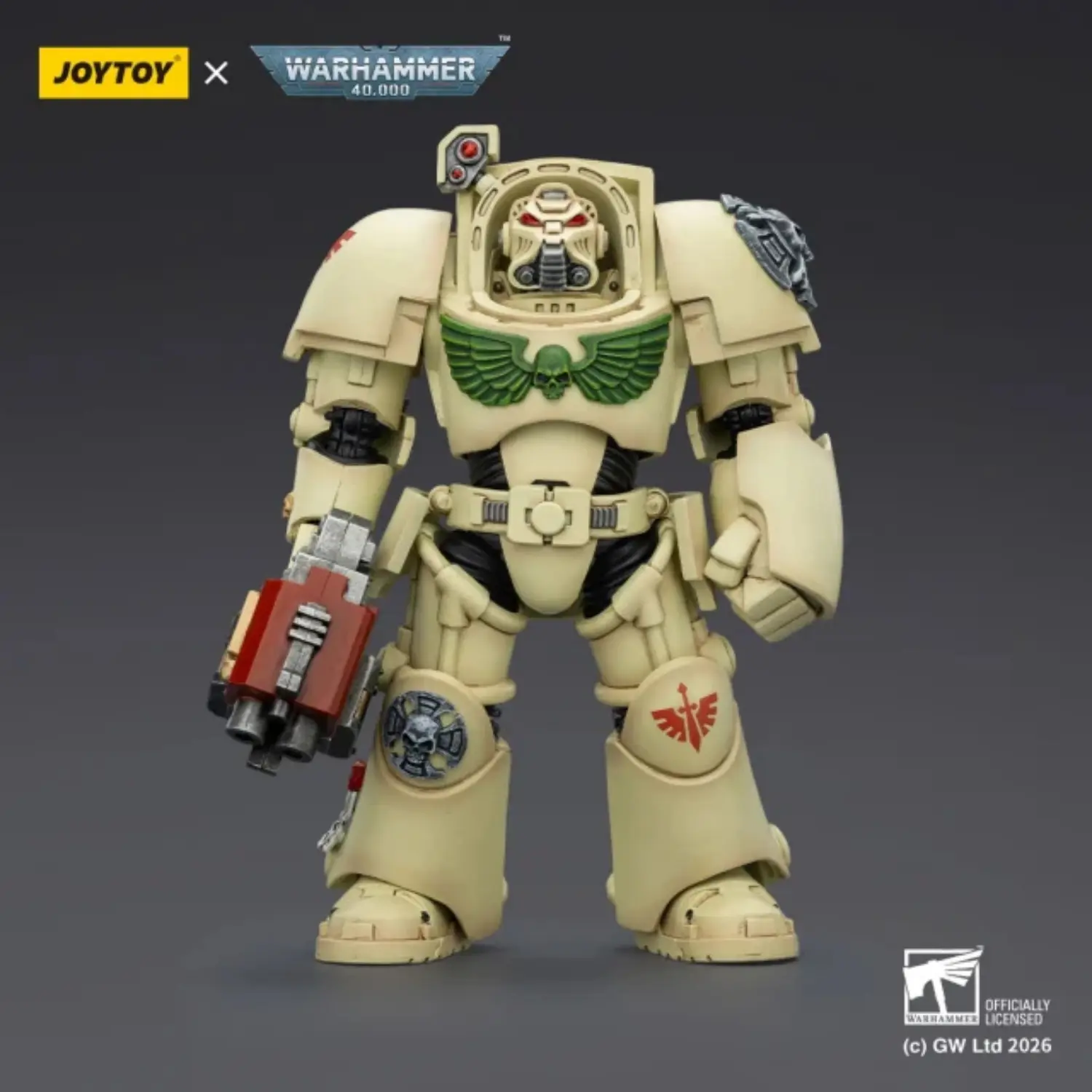 Action Figure - Dark Angels Deathwing Terminator 2 with Power Fist and Storm Bolter 1 18 - JOYTOY Warhammer 40K
