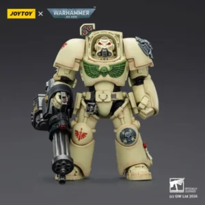Action Figure - Dark Angels Deathwing Terminator 3 with Power Fist and Assault Cannon 1 18 - JOYTOY Warhammer 40K