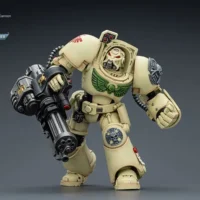 Action Figure - Dark Angels Deathwing Terminator 3 with Power Fist and Assault Cannon 1 18 - JOYTOY Warhammer 40K rectangle image 4