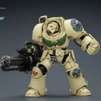 Action Figure - Dark Angels Deathwing Terminator 3 with Power Fist and Assault Cannon 1 18 - JOYTOY Warhammer 40K rectangle image 5
