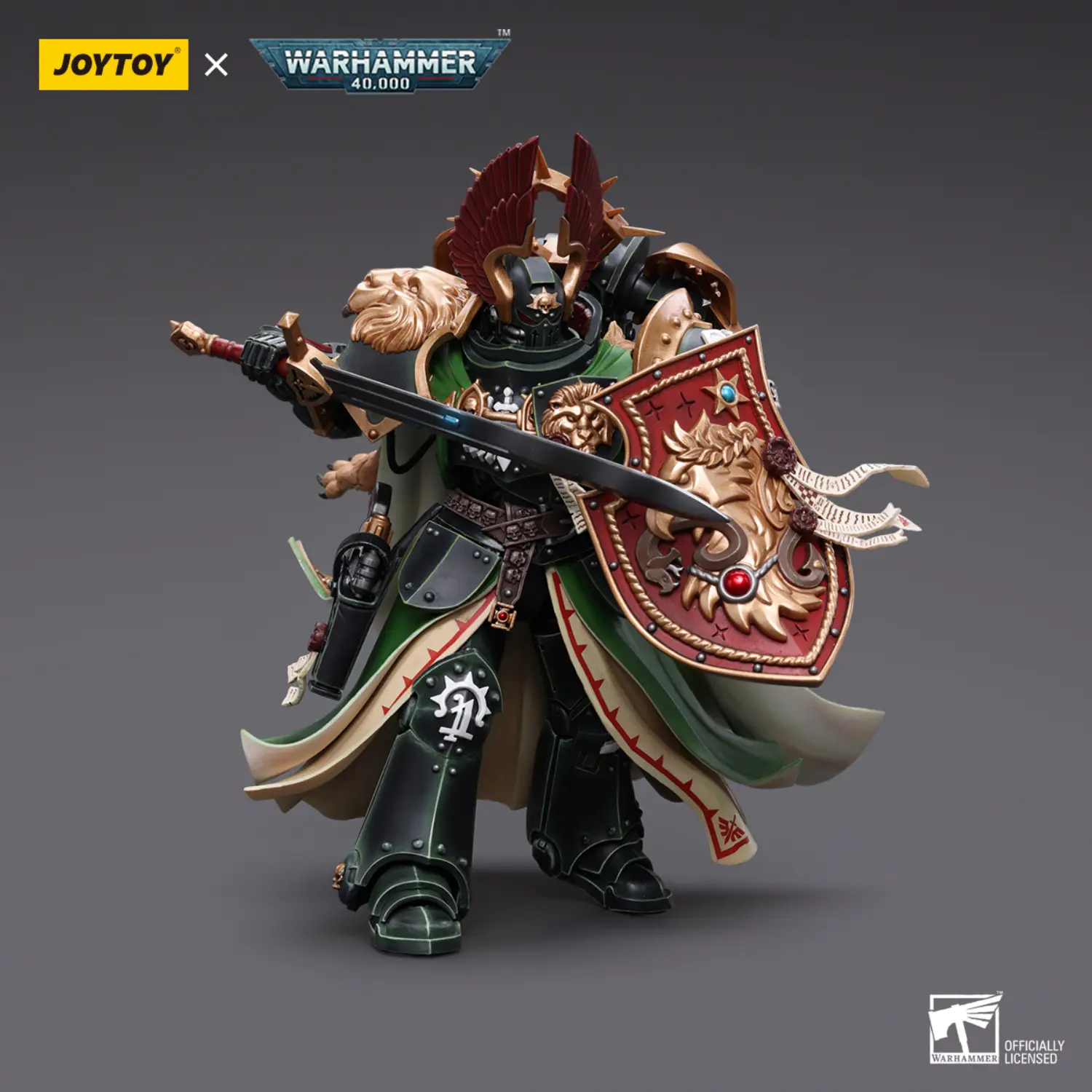 Action Figure Dark Angels Primarch Lion El'jonson 1 18 Joytoy Warhammer 40k 4