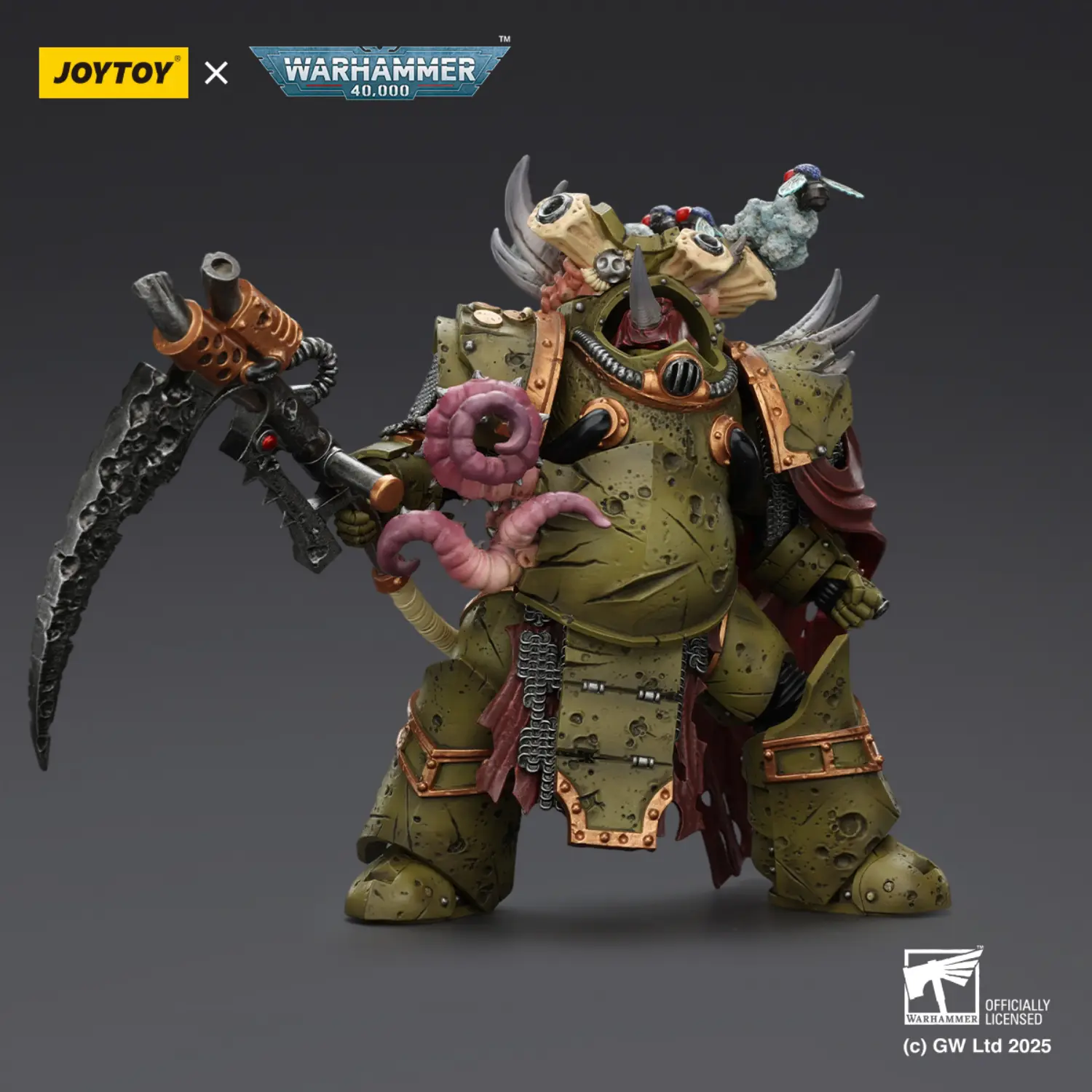 Action Figure - Death Guard Deathshroud Terminator 2 with Manreaper and Plaguespurter Gauntlet 1 18 - JOYTOY Warhammer 40K 4 Action Figure Death Guard Deathshroud Terminator 2 With Manreaper And Plaguespurter Gauntlet 1 18 Joytoy Warhammer 40k 4