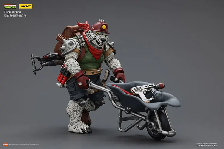 Action Figure Dirtbag Tmnt Nickelodeon 1 18 Joytoy Teenage Mutant Ninja Turtles Rectangle Image 11