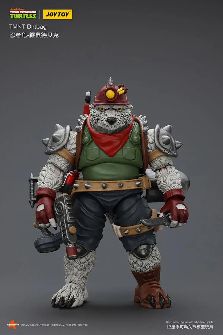 Action Figure Dirtbag Tmnt Nickelodeon 1 18 Joytoy Teenage Mutant Ninja Turtles Rectangle Image 3