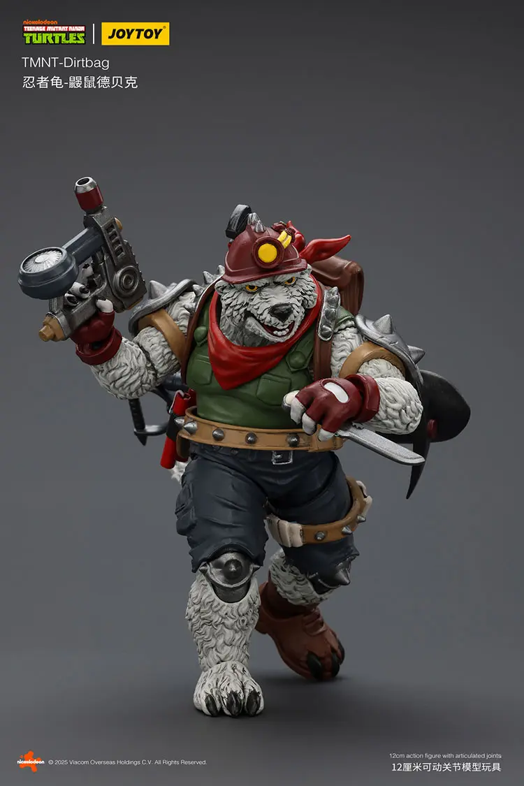 Action Figure Dirtbag Tmnt Nickelodeon 1 18 Joytoy Teenage Mutant Ninja Turtles Rectangle Image 6