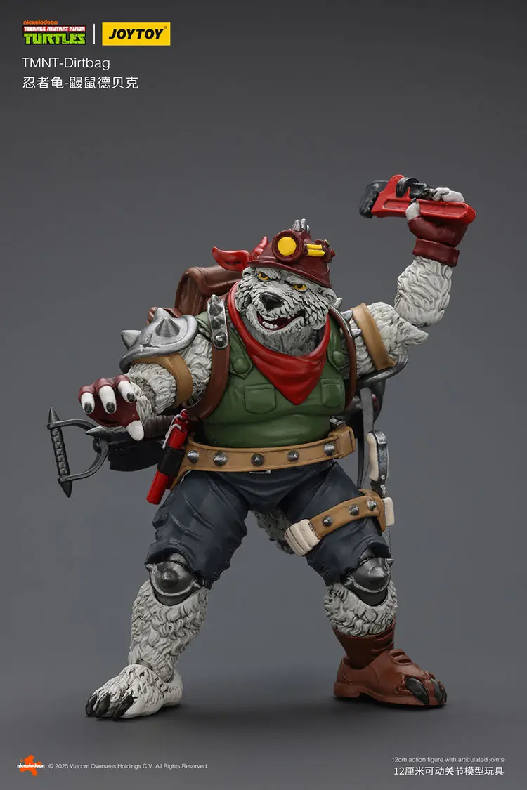 Action Figure Dirtbag Tmnt Nickelodeon 1 18 Joytoy Teenage Mutant Ninja Turtles Rectangle Image 9
