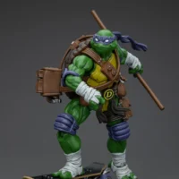Action Figure - Donatello TMNT Nickelodeon 1 18 - JOYTOY Teenage Mutant Ninja Turtles wtih skateboard rectangle image