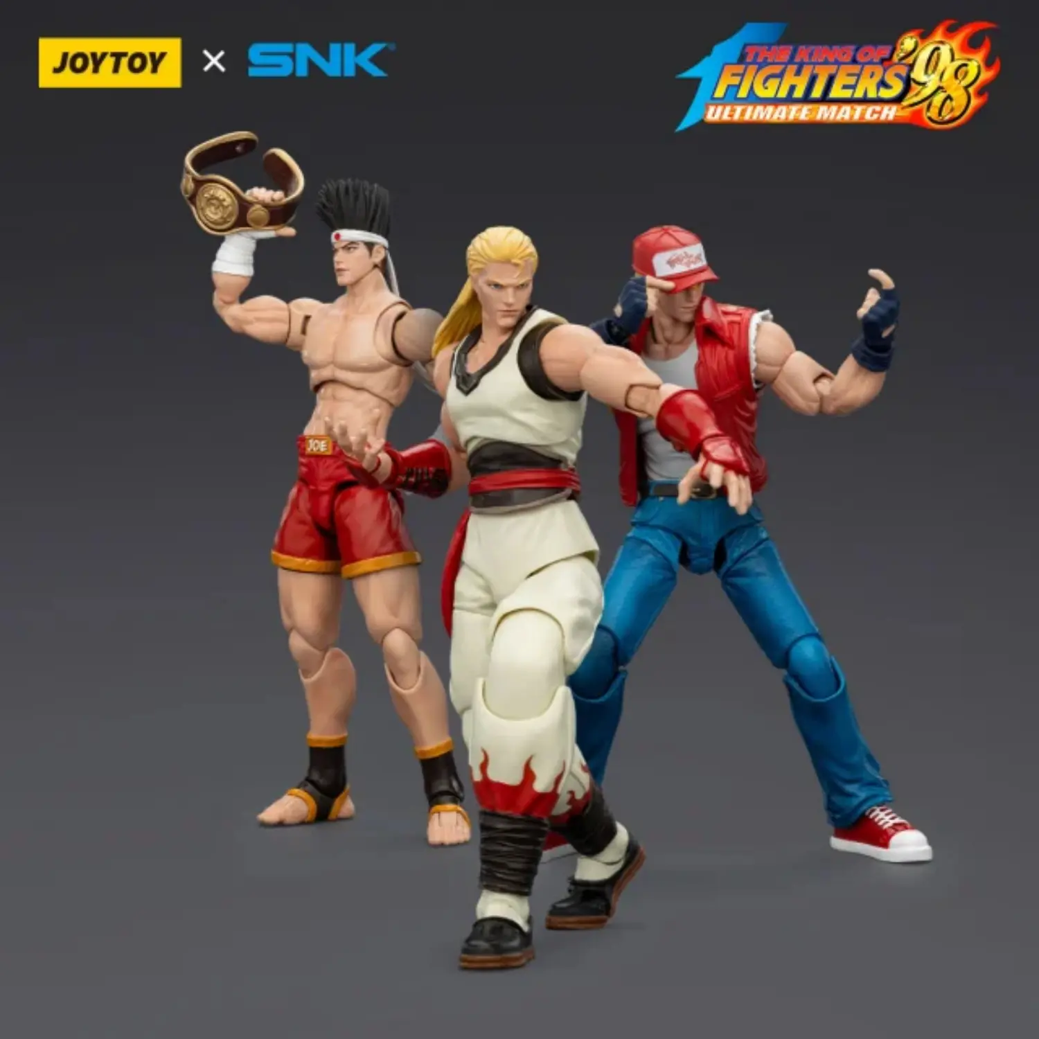 Action Figure - Fatal Fury Team KOF '98 UM SNK 1 18 - JOYTOY The King of Fighters Action Figure - Fatal Fury Team KOF '98 UM SNK 1 18 - JOYTOY The King of Fighters