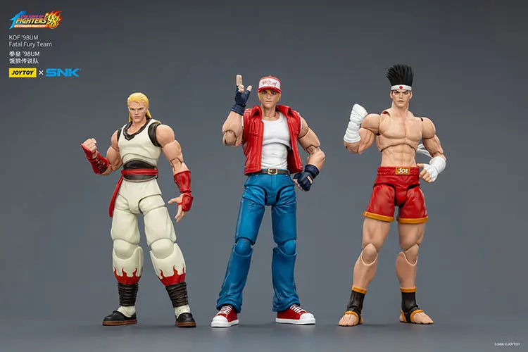 Action Figure - Fatal Fury Team KOF _98 UM SNK 1 18 - JOYTOY The King of Fighters rectangle image Action Figure - Fatal Fury Team KOF '98 UM SNK 1/18 - JOYTOY The King of Fighters