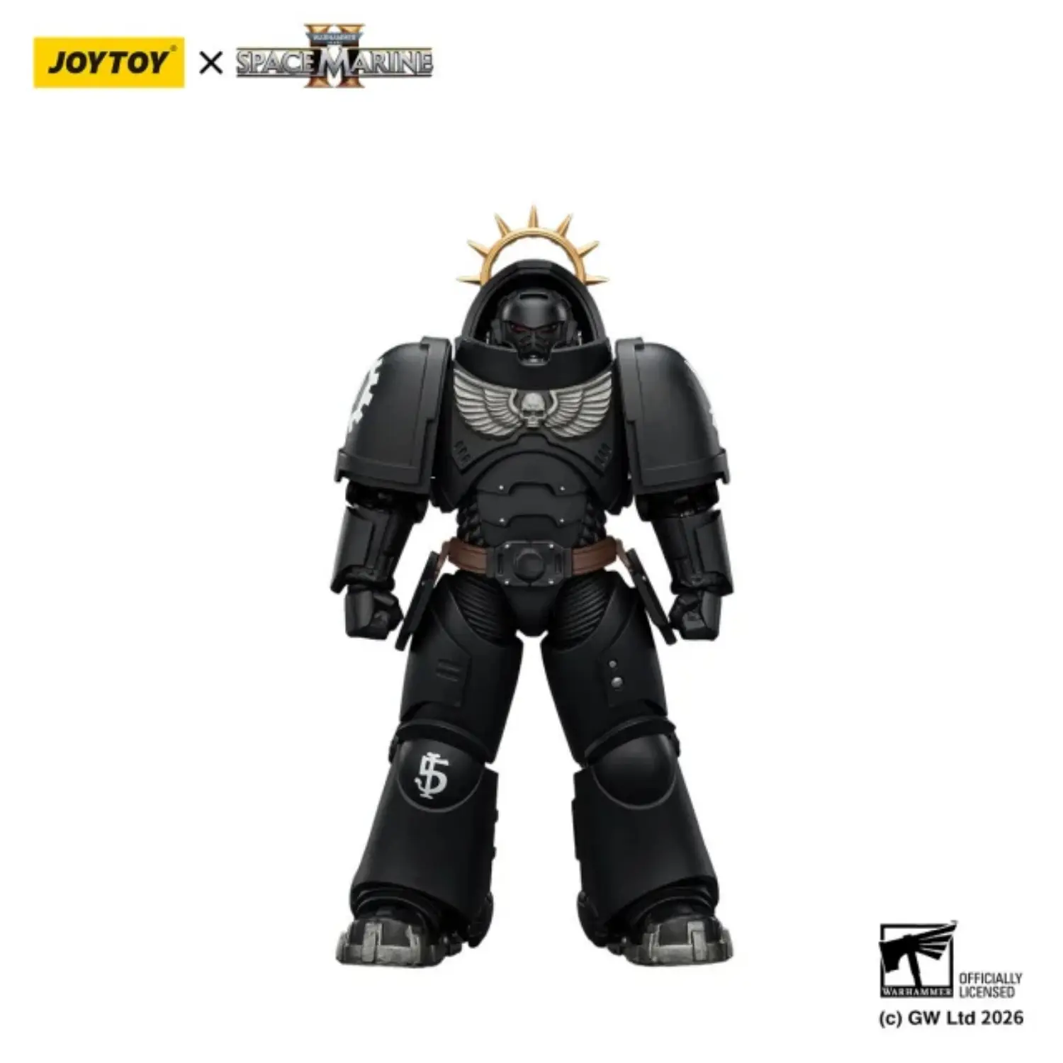 Action Figure Game Edition Iron Hands Heavy Intercessor With Heavy Bolt Rifle And Bolt Pistol 1 18 Joytoy Warhammer 40k In White Background 1