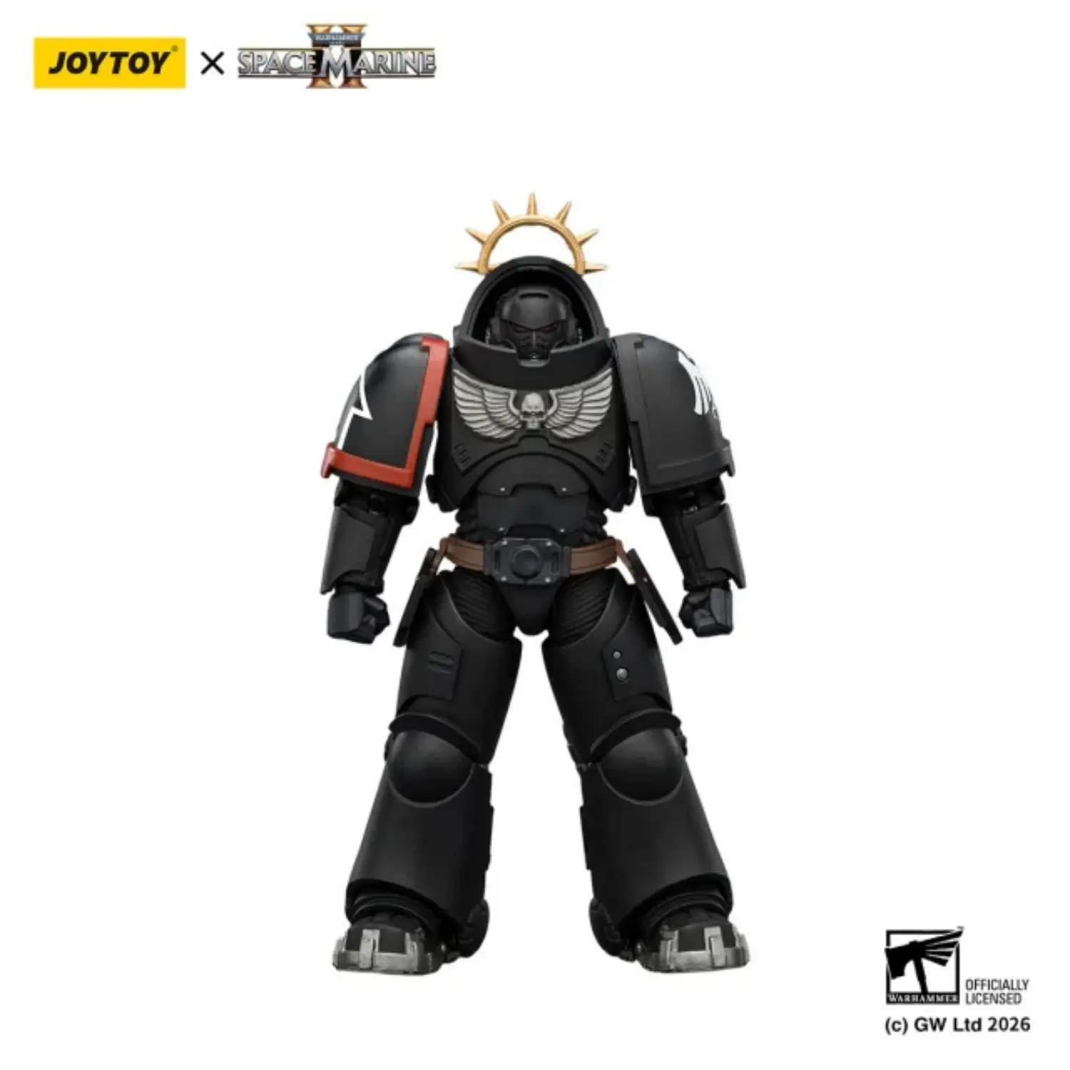 Action Figure - Game Edition Raven Guard Heavy Intercessor without Heavy Bolt Rifle and Bolt Pistol 1 18 - JOYTOY Warhammer 40K in whtie background Action Figure Game Edition Raven Guard Heavy Intercessor Without Heavy Bolt Rifle And Bolt Pistol 1 18 Joytoy Warhammer 40k In Whtie Background