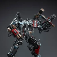 Action Figure Grey Knights Nemesis Dreadknight With The Grey Knight Pilot 1 18 Joytoy Warhammer 40k Rectangle Image 111