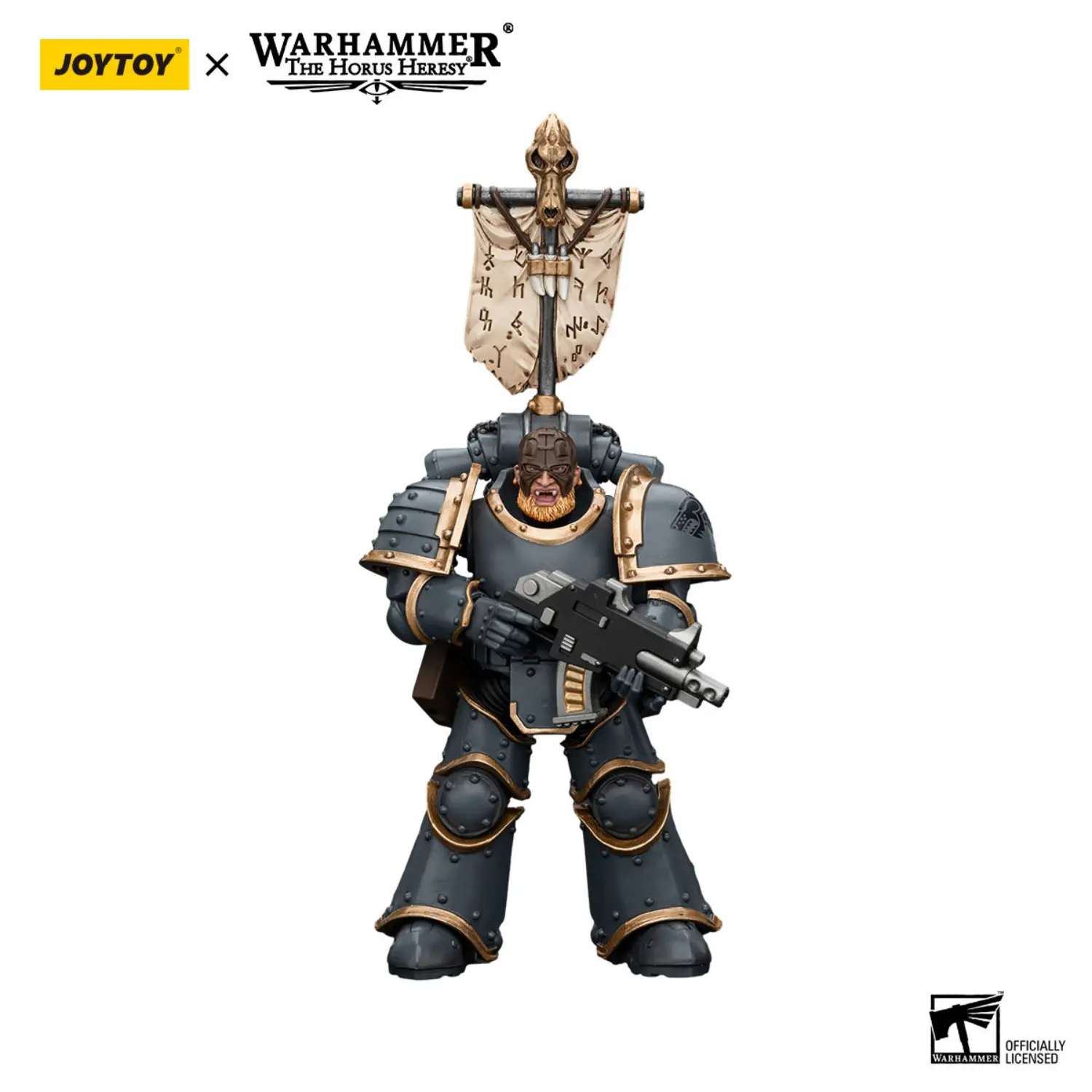 Action Figure - Grey Slayer with Legion Vexilla Space Wolves Grey Slayer Pack 1 18 - JOTYOY Warhammer The Horus Heresy in white background 1 Action Figure Grey Slayer With Legion Vexilla Space Wolves Grey Slayer Pack 1 18 Jotyoy Warhammer The Horus Heresy In White Background 1